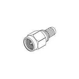 1 pcs : 73251-0132 - RF Connectors / Coaxial Connectors SMA PLUG FOR RG58 CABLE