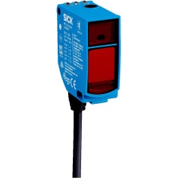 1 pcs - Sick Background Suppression Photoelectric Sensor, Block Sensor, 50 - 3800 mm Detection Range