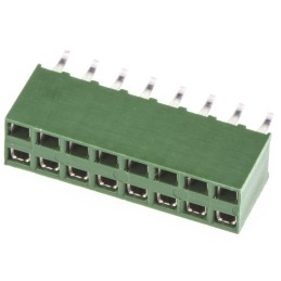 10 pcs - TE Connectivity AMPMODU HV100 Series Straight Through Hole Mount PCB Socket, 16-Contact, 2-Row, 2.54mm Pitch, Solder
