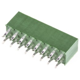 10 pcs - TE Connectivity AMPMODU HV100 Series Straight Through Hole Mount PCB Socket, 16-Contact, 2-Row, 2.54mm Pitch, Solder