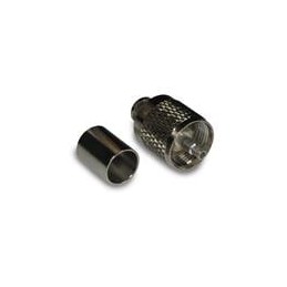1 pcs : 182102 - RF Connectors / Coaxial Connectors UHF STRT CRIMP PLUG RG-8, RG-213, RG-393