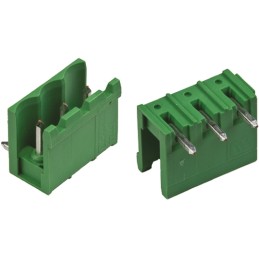 5 pcs - TE Connectivity 5.08mm Pitch 3 Way Right Angle Pluggable Terminal Block, Header, Through Hole, Solder Termination