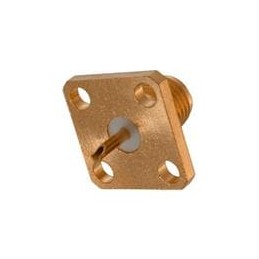 1 pcs : 142-0701-631 - RF Connectors / Coaxial Connectors 4-HOLE FLNGD JACK Au