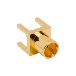 1 pcs : 252105-75 - RF Connectors / Coaxial Connectors MCX Str PCB Jk Thru-Hole