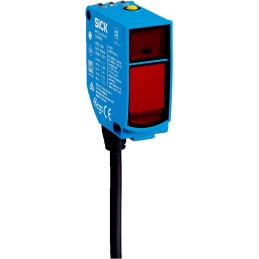 1 pcs - Sick Background Suppression Photoelectric Sensor, Rectangular Sensor, 50 - 3800 mm Detection Range