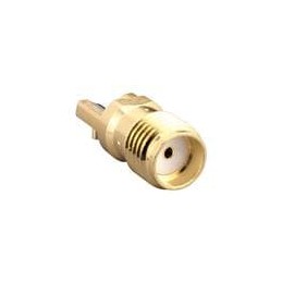 1 pcs : CONSMA022-G - RF Connectors / Coaxial Connectors SMA, Through Hole, Edge Mount, Female Receptacle, PCB Mount, Gold