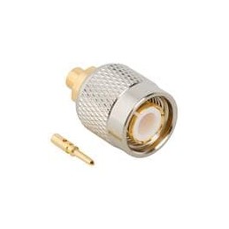 1 pcs : 122386 - RF Connectors / Coaxial Connectors TNC STRAIGHT SOLDER PLUG .141 SEMI RIGID