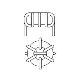 1 pcs : 2000-4R7-H-RC - Power Inductors - Leaded 4.7uH 20% Horizontal