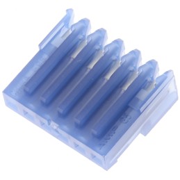 10 pcs - TE Connectivity 6-Way IDC Connector Socket for Cable Mount, 1-Row