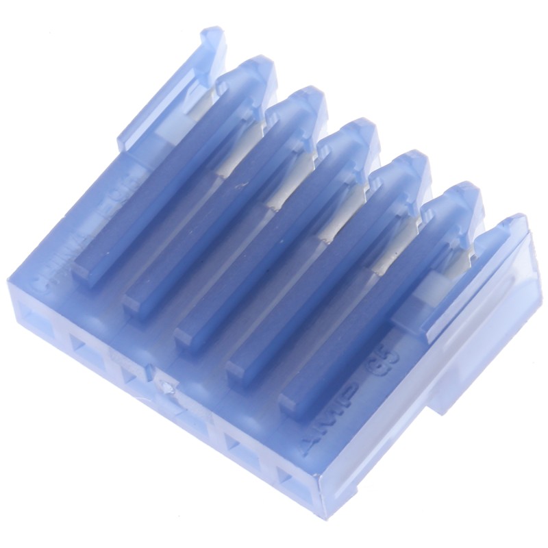 10 pcs - TE Connectivity 6-Way IDC Connector Socket for Cable Mount, 1-Row