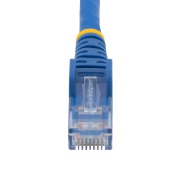 1 pcs - StarTech.com Cat6 Straight Male RJ45 to Straight Male RJ45 Ethernet Cable, U/UTP, Blue LSZH Sheath, 3m, Low Smoke Zero