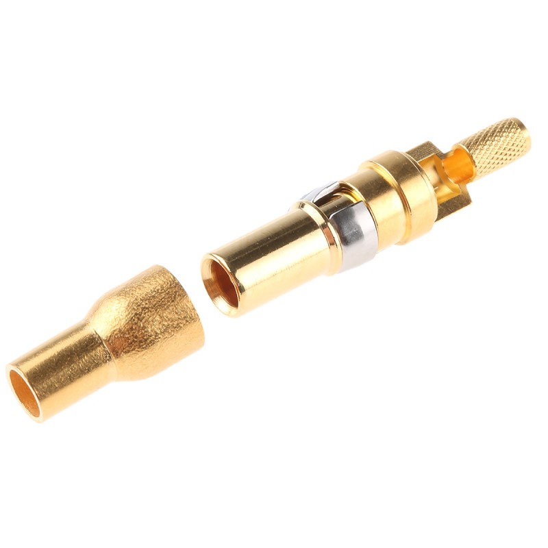1 pcs - RS PRO , Straight RG174/U, RG188 A/U, RG316/U , Male Gold , Copper Alloy , Backplane Connector Contact