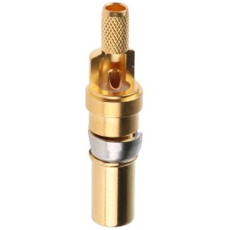 1 pcs - RS PRO , Straight RG174/U, RG188 A/U, RG316/U , Male Gold , Copper Alloy , Backplane Connector Contact