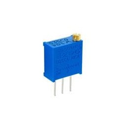 1 pcs : 3296W-1-200LF - Trimmer Resistors - Through Hole 3/8IN 20 OHMS Sealed Vertical Adjust