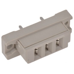 1 pcs - Harting 3 Way 10.16mm Pitch, 1 Row, Straight DIN 41612 Connector, Socket