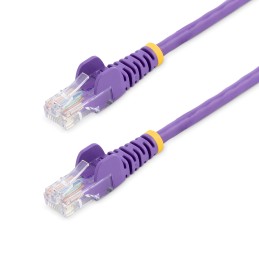 1 pcs - Startech Cat5e Male RJ45 to Male RJ45 Ethernet Cable, U/UTP, Purple PVC Sheath, 7m, CM Rated
