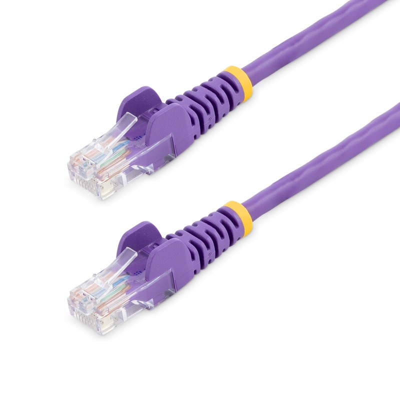 1 pcs - Startech Cat5e Male RJ45 to Male RJ45 Ethernet Cable, U/UTP, Purple PVC Sheath, 7m, CM Rated
