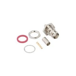 1 pcs : 031-2389-RFX - RF Connectors / Coaxial Connectors BULKHEAD JACK