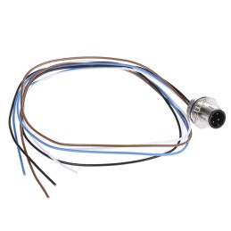 1 pcs - Phoenix Contact Straight Male 4 way M12 to Sensor Actuator Cable, 500mm