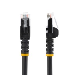 1 pcs - StarTech.com Cat6 Straight Male RJ45 to Straight Male RJ45 Ethernet Cable, U/UTP, Black LSZH Sheath, 1m, Low Smoke Zero