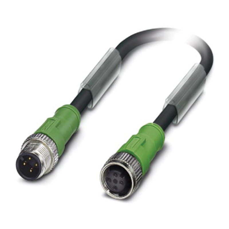 1 pcs - Phoenix Contact Female 4 way M12 to Sensor Actuator Cable, 2m