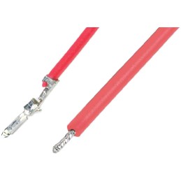 10 pcs - Molex Male PicoBlade to Unterminated Crimped Wire, 450mm, 0.08mm², Red