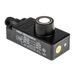 1 pcs - Baumer Ultrasonic Block-Style Proximity Sensor, 100 - 1000 mm Detection, PNP Output, 12 - 30 V dc, IP67