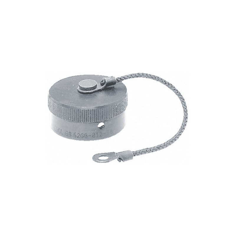 1 pcs - Amphenol Limited 62GB MIL-DTL-26482 Socket Dust Cap, Shell Size 8, with Nickel Finish, Aluminium