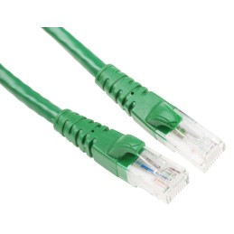 1 pcs - RS PRO Cat6 Male RJ45 to Male RJ45 Ethernet Cable, U/UTP, Green PVC Sheath, 5m