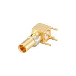 1 pcs : 45K201-400L5 - RF Connectors / Coaxial Connectors Coax 1.0/2.3 DIN R/A Jack PCB
