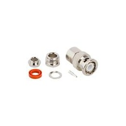 1 pcs : 031-212-1005 - RF Connectors / Coaxial Connectors STRAIGHT CLAMP PLUG RG59 50ohm