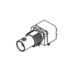 1 pcs : 73100-0090 - RF Connectors / Coaxial Connectors 50OHMS BNC RA PCB REC