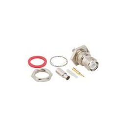 1 pcs : 122192RP - RF Connectors / Coaxial Connectors TNC BLKHD JK RG174/ 316 LMR100 REV POL
