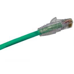 1 pcs - Molex Premise Networks Cat6 Male RJ45 to Male RJ45 Ethernet Cable, U/UTP, Green PVC Sheath, 5m