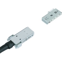 50 pcs - Harting Har-Link Series Right Angle Through Hole Mount PCB Socket, 10-Contact, 2mm Pitch, Solder Termination