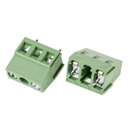 10 pcs - RS PRO PCB Terminal Block, 2-Contact, 10mm Pitch, Through Hole Mount, 1-Row, Screw Termination