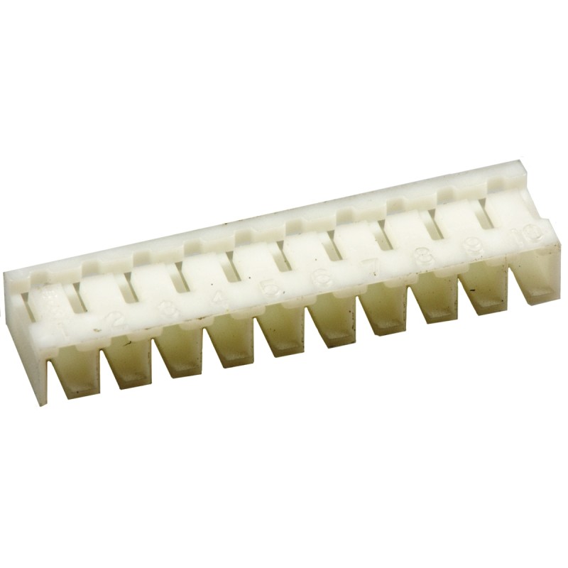 10 pcs - JST, SJN Male Connector Housing, 2mm Pitch, 10 Way, 1 Row Side Entry