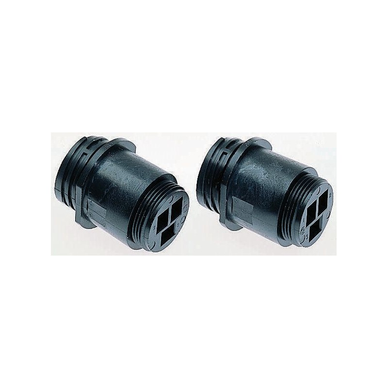 1 pcs - TE Connectivity 3 Way Panel Mount Circular Connectors Receptacle