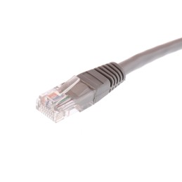 1 pcs - RS PRO Cat5e Male RJ45 to Male RJ45 Ethernet Cable, U/UTP, Grey PVC Sheath, 3m