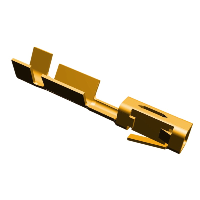 10 pcs - TE Connectivity AMPMODU MOD V Series Female Crimp Terminal, 24AWG Min, 20AWG Max