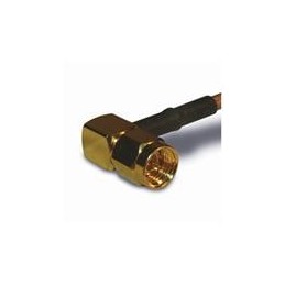 1 pcs : 132123 - RF Connectors / Coaxial Connectors SMA R/A PLUG 174 316 B7805A GOLD