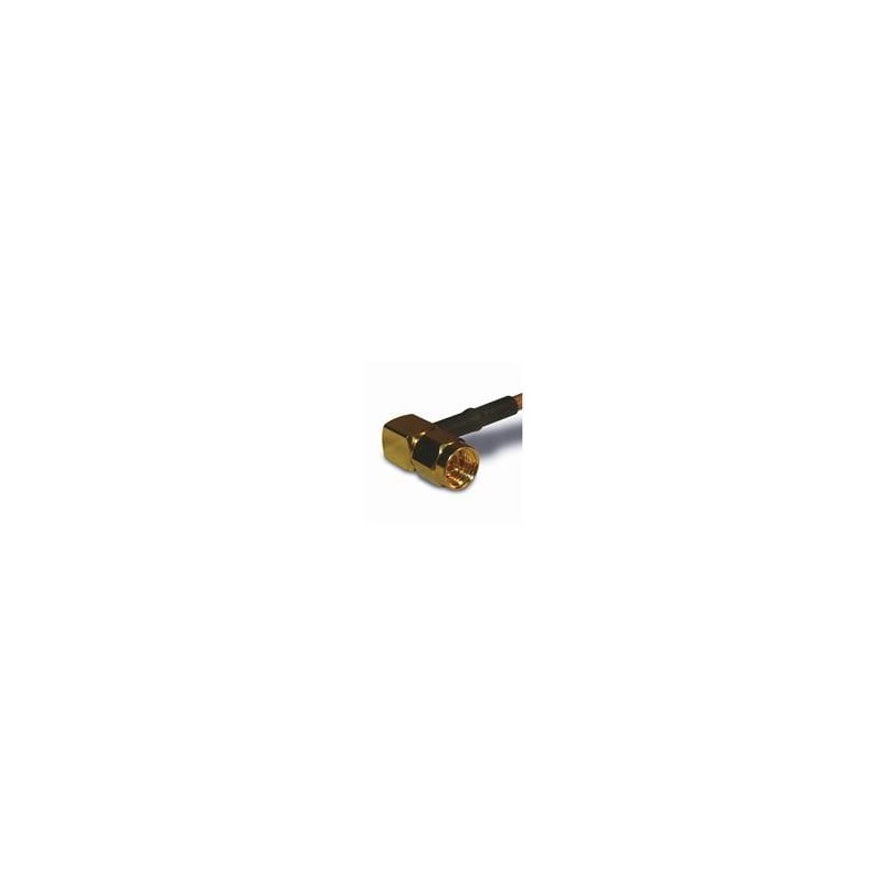 1 pcs : 132123 - RF Connectors / Coaxial Connectors SMA R/A PLUG 174 316 B7805A GOLD