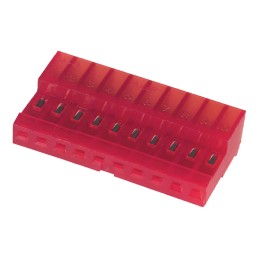 10 pcs - TE Connectivity 10-Way IDC Connector Socket for Cable Mount, 1-Row