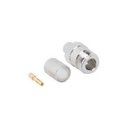 1 pcs : 172203 - RF Connectors / Coaxial Connectors N STRAIGHT JACK LMR400/7810