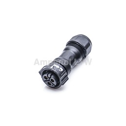 1 pcs - Amphenol Industrial Circular Connector, 3 Contacts, Cable Mount, Socket, Female, IP68, X-Lok Series