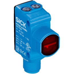 1 pcs - Sick Foreground Suppression Photoelectric Sensor, Barrel Sensor, 300 mm Detection Range