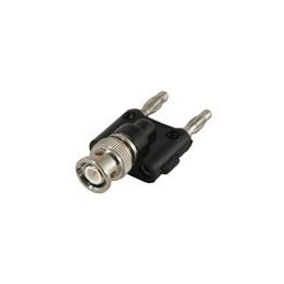 1 pcs : CT2940 - RF Adapters - Between Series BNC(m) Adapter 4mm BPlugs, Black