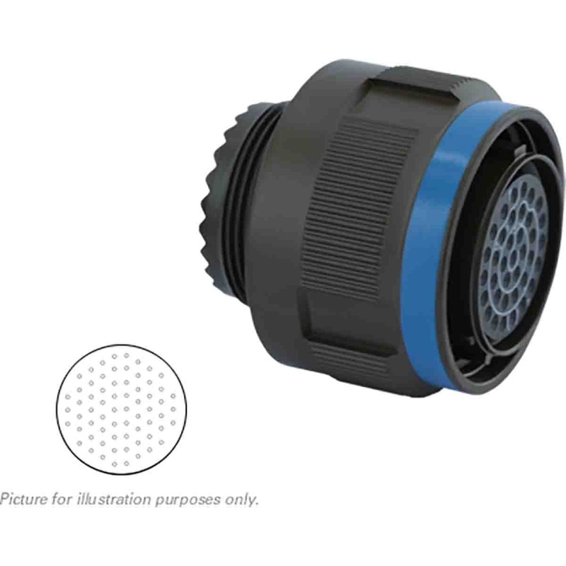 1 pcs - Souriau, 8D 66 Way Cable Mount MIL Spec Circular Connector Plug, Socket Contacts,Shell Size 19, Screw Coupling,