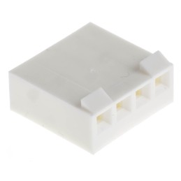 10 pcs - Molex, KK 396 Female Connector Housing, 3.96mm Pitch, 4 Way, 1 Row