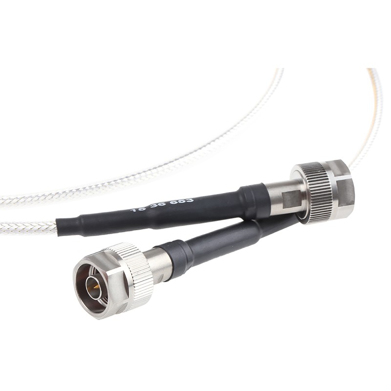 1 pcs - Radiall Male N Type to Male N Type Coaxial Cable, 1.8m, Terminated